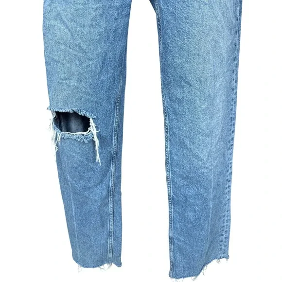 RAILS The Topanga High Rise Straight Leg Distressed Ripped Jeans Womens Size 29 - Picture 5 of 13